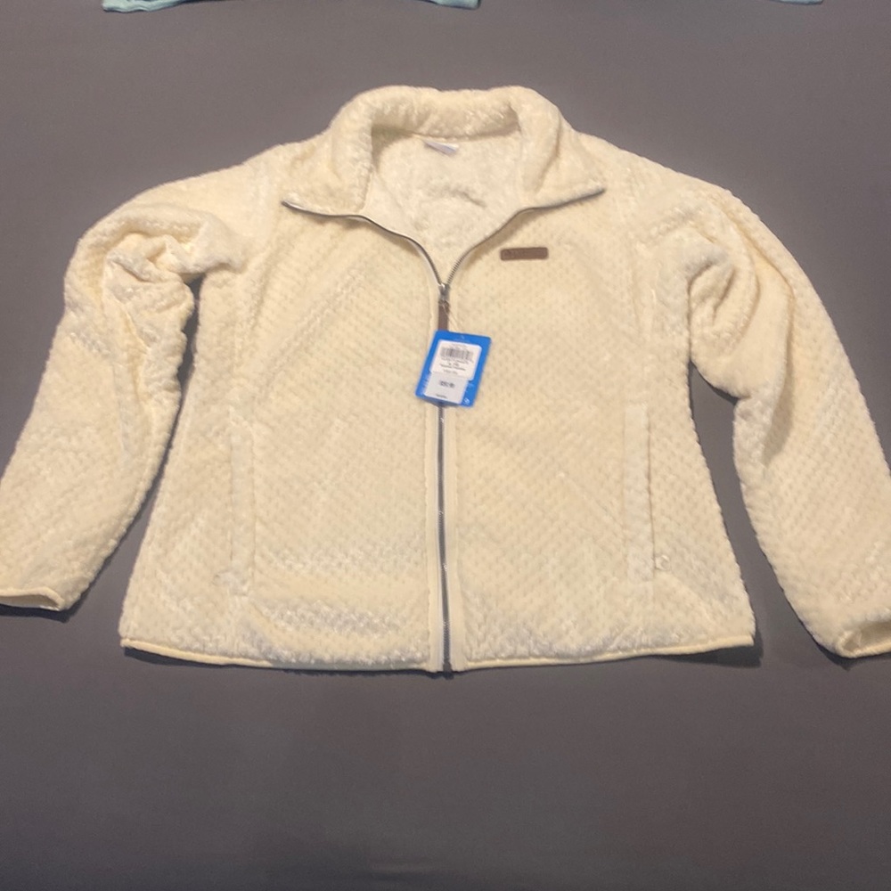 Women’s Large Columbia Sherpa Jacket - Off White